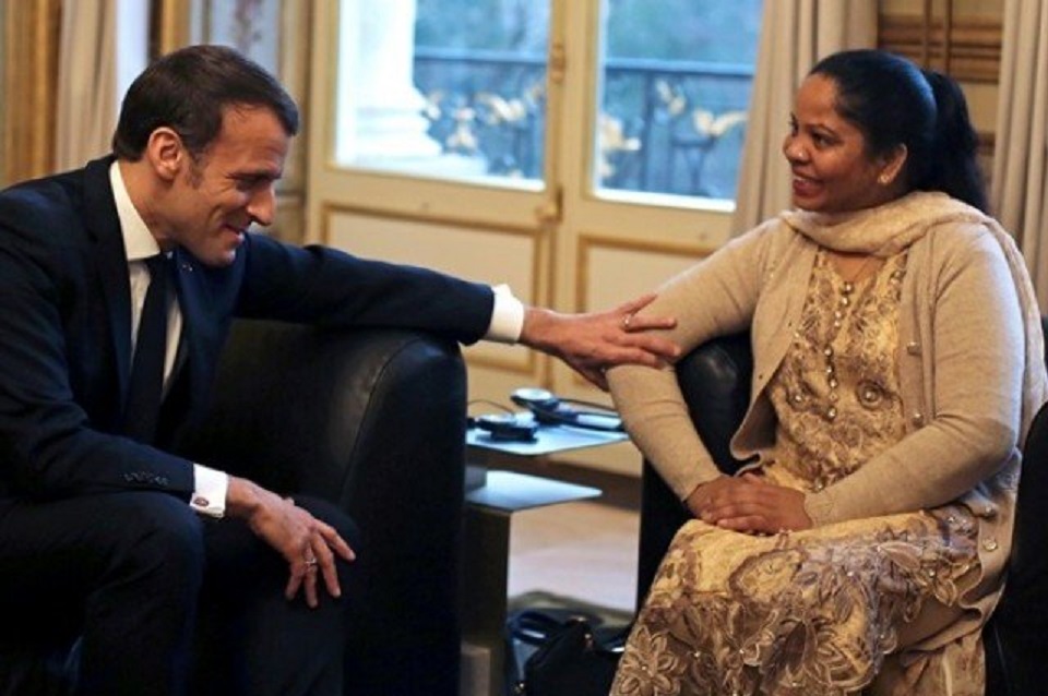 পাকিস্তানের আসিয়া বিবিকে রাজনৈতিক আশ্রয়ের প্রস্তাব ফ্রান্সের