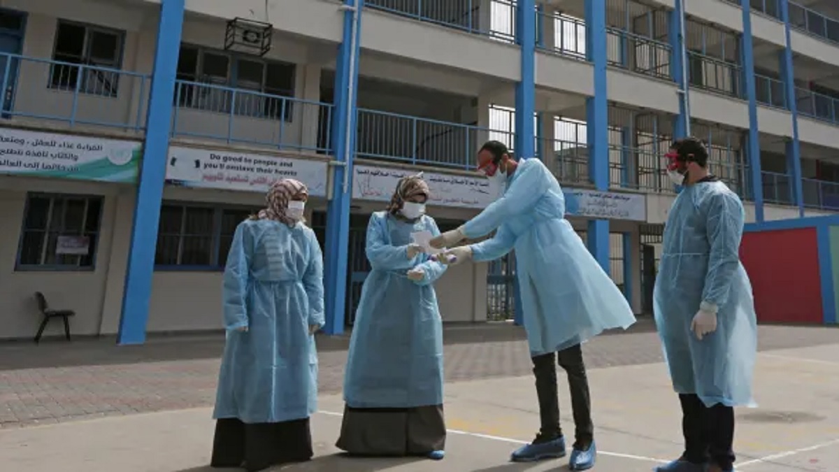 অবরুদ্ধ গাজায় করোনাভাইরাসের হানা