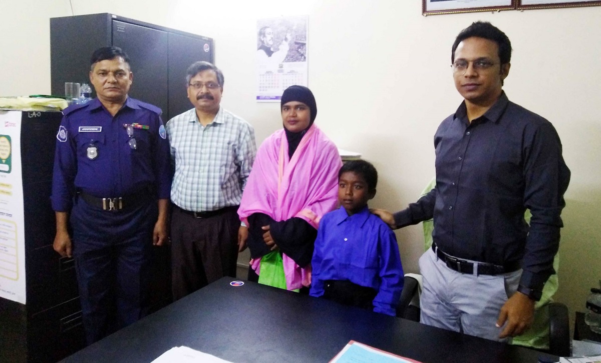 আড়াই বছর পর মায়ের কোলে ফিরলো শিশু মুসা