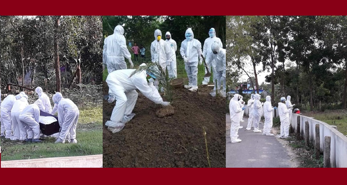 বাবার কবরের পাশে শায়িত হলেন করোনায় নিহত প্রথম পুলিশ সদস্য জসিম বাবার কবরের পাশে শায়িত হলেন করোনায় নিহত প্রথম পুলিশ সদস্য জসিম