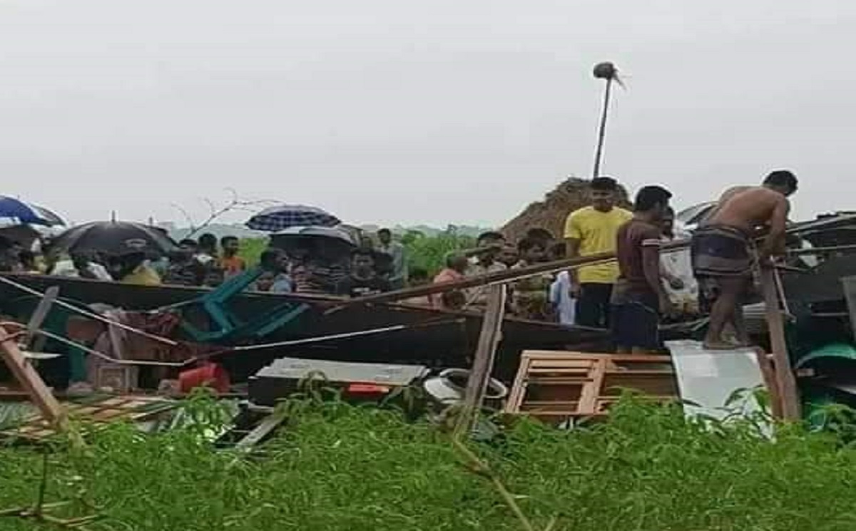 ব্রাহ্মণবাড়িয়ায় ঝড়ের আঘাতে ১৫ ঘরবাড়ি বিধ্বস্ত