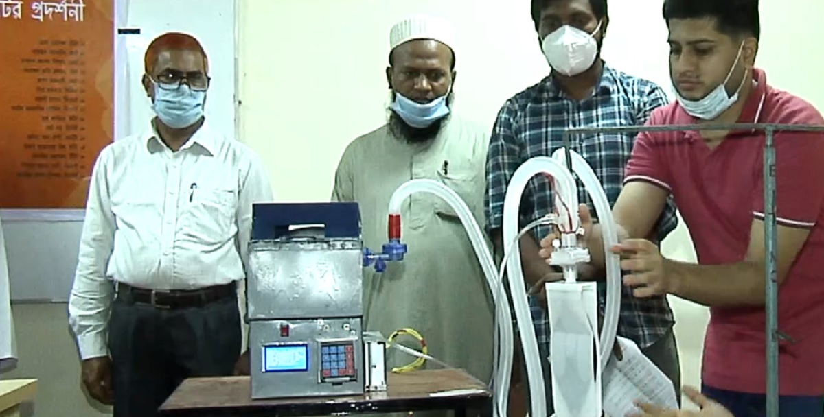কম খরচে ভেন্টিলেটর তৈরি করলো রুয়েট শিক্ষার্থীরা