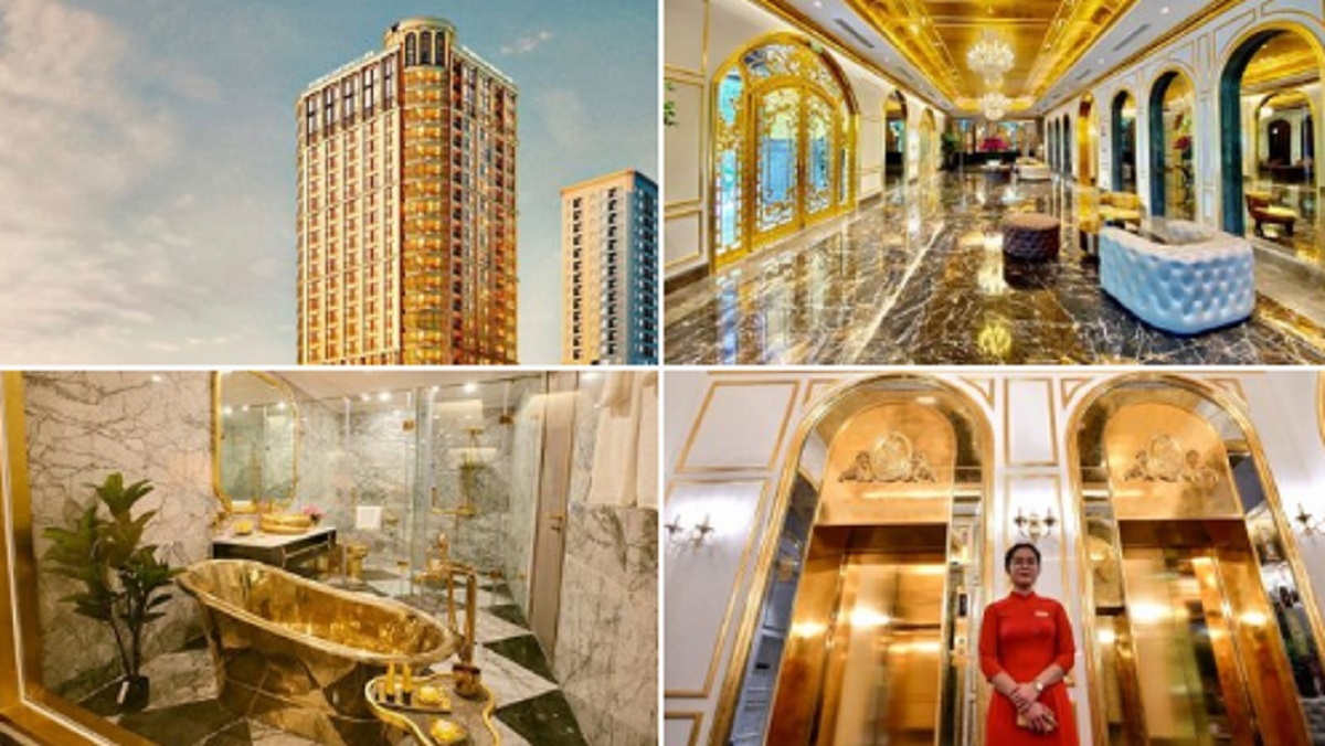 বিশ্বের প্রথম সোনায় মোড়ানো পাঁচ তারকা হোটেল চালু