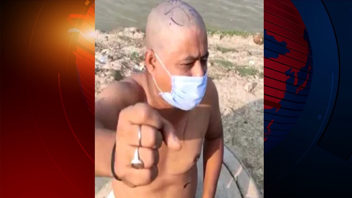 ভারতে নেপালির মাথা ন্যাড়া করে লিখে দেওয়া হল জয় শ্রীরাম