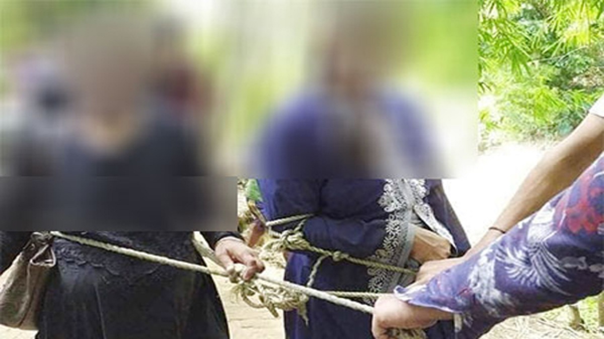 গরু চুরির অপবাদে মা-মেয়েকে নির্যাতনের ঘটনায় চেয়ারম্যানসহ ৩৪ জনের বিরুদ্ধে মামলা