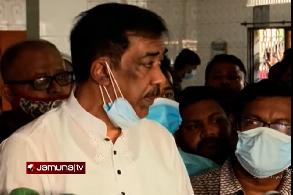 মসজিদে বিস্ফোরণের ঘটনায় নাশকতার আশঙ্কা করছি: শামীম ওসমান