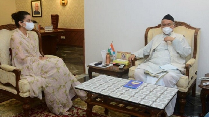 সুশান্তকাণ্ডে নিরাপত্তার অভাবে রাজ্যপালের দ্বারস্থ হলেন কঙ্গনা