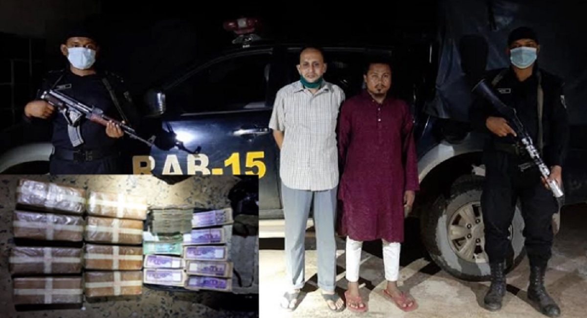 কক্সবাজারে ৮০ হাজার ইয়াবা ও ২৭ লাখ টাকাসহ আটক ২