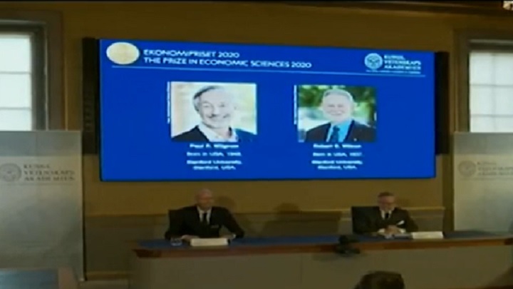 অর্থনীতিতে যৌথভাবে নোবেল পেলেন পল-উইলসন