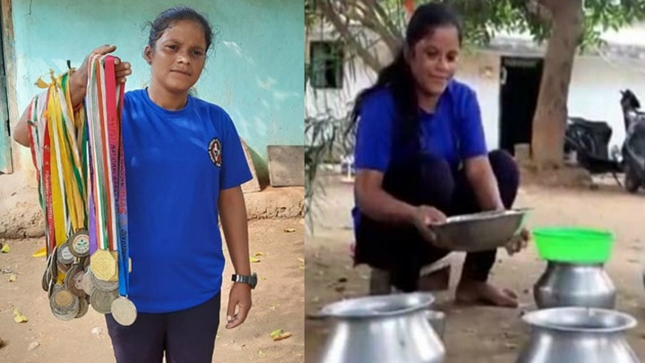 করোনায় পেট চালাতে হাঁড়ি বিক্রি করছেন এই ক্যারাটে অ্যাথলেট