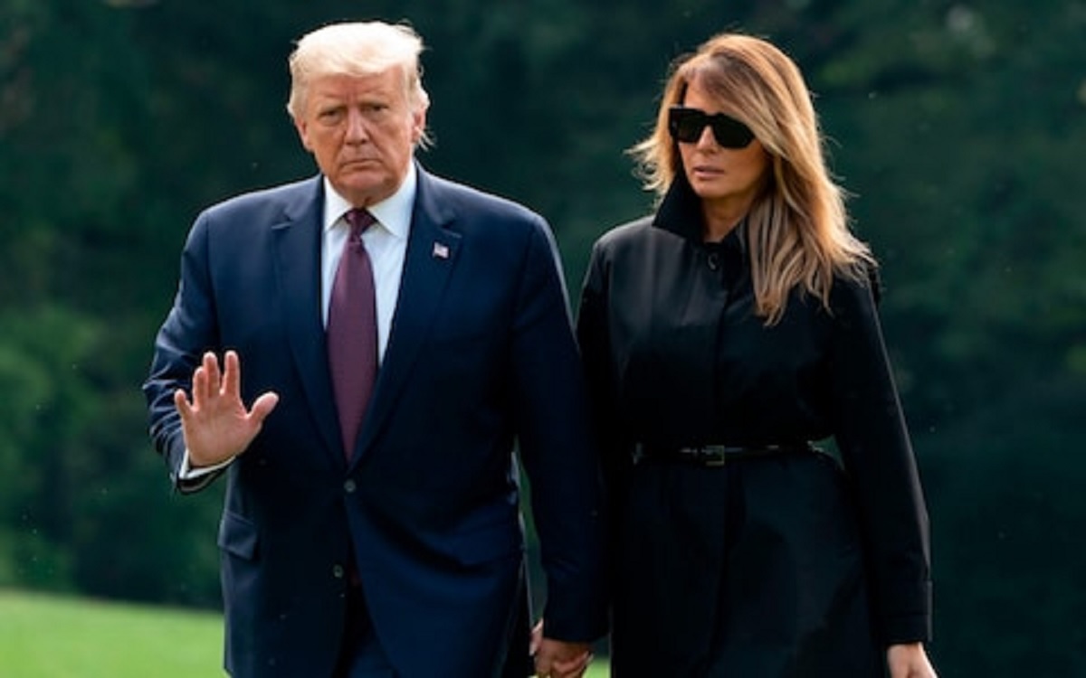 কোয়ারেন্টাইনে ট্রাম্প-মেলানিয়া
