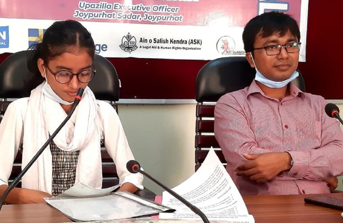 জয়পুরহাটে এক ঘণ্টার ইউএনও হলেন ইশরাত জাহান তান্না