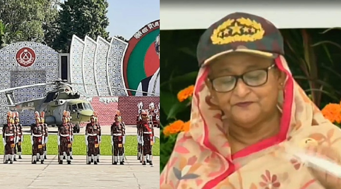 দুটি হেলিকপ্টার পেলো বিজিবি; ত্রিমাত্রিক বাহিনী ঘোষণা প্রধানমন্ত্রীর