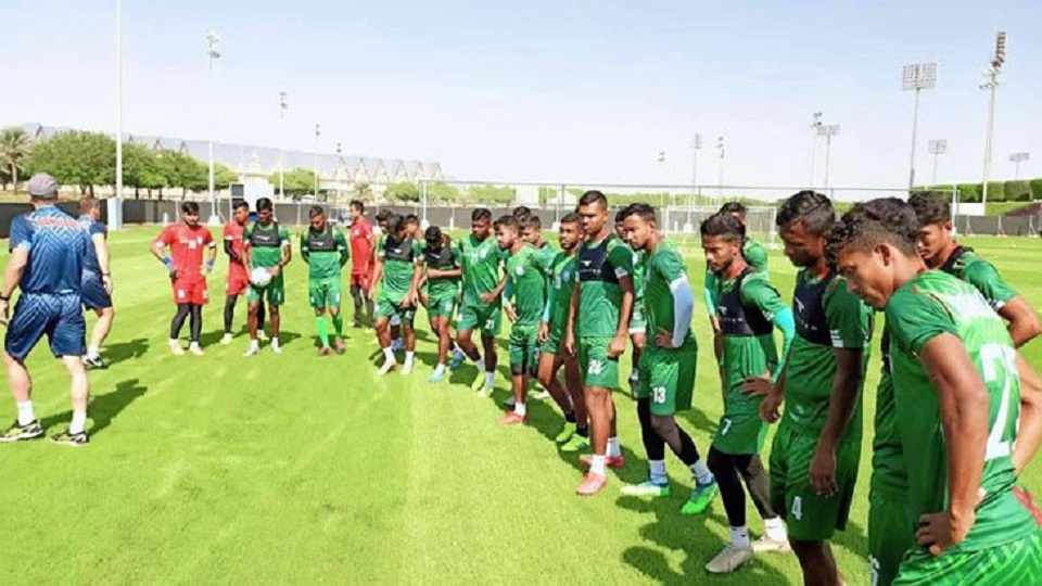 কাতার ম্যাচের রণকৌশল সাজাচ্ছে বাংলাদেশ