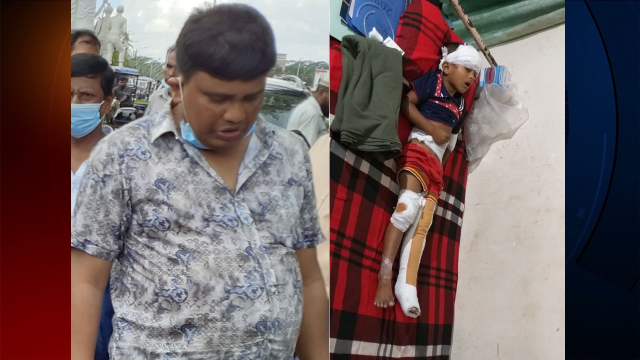 শিশুকে চাপা দিয়ে পালানোর সময় গাড়িসহ সওজ কর্মকর্তা আটক