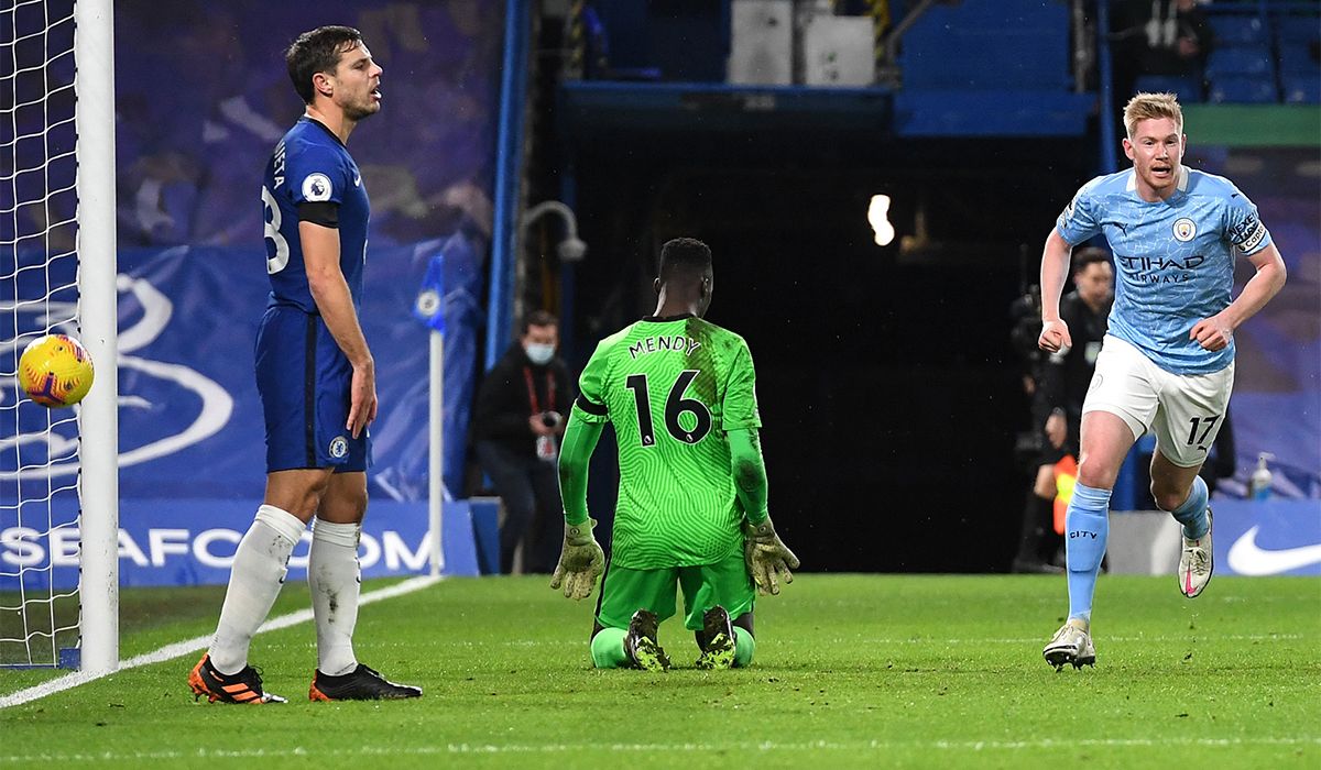 চেলসিকে ৩-১ গোলে ঘায়েল করেছে ম্যানসিটি