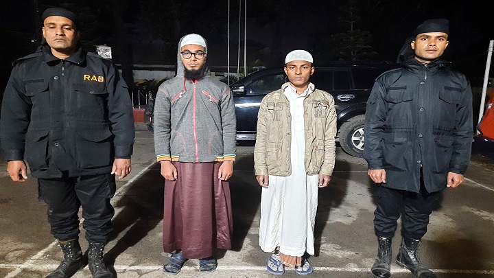 সরাইলে আল কায়েদার দুই সদস্য গ্রেফতার