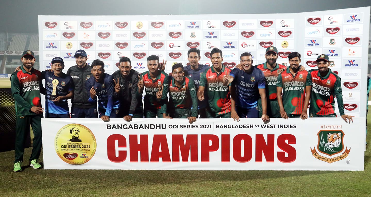 হেসে খেলেই উইন্ডিজকে ধবল ধোলাই করলো টাইগারা