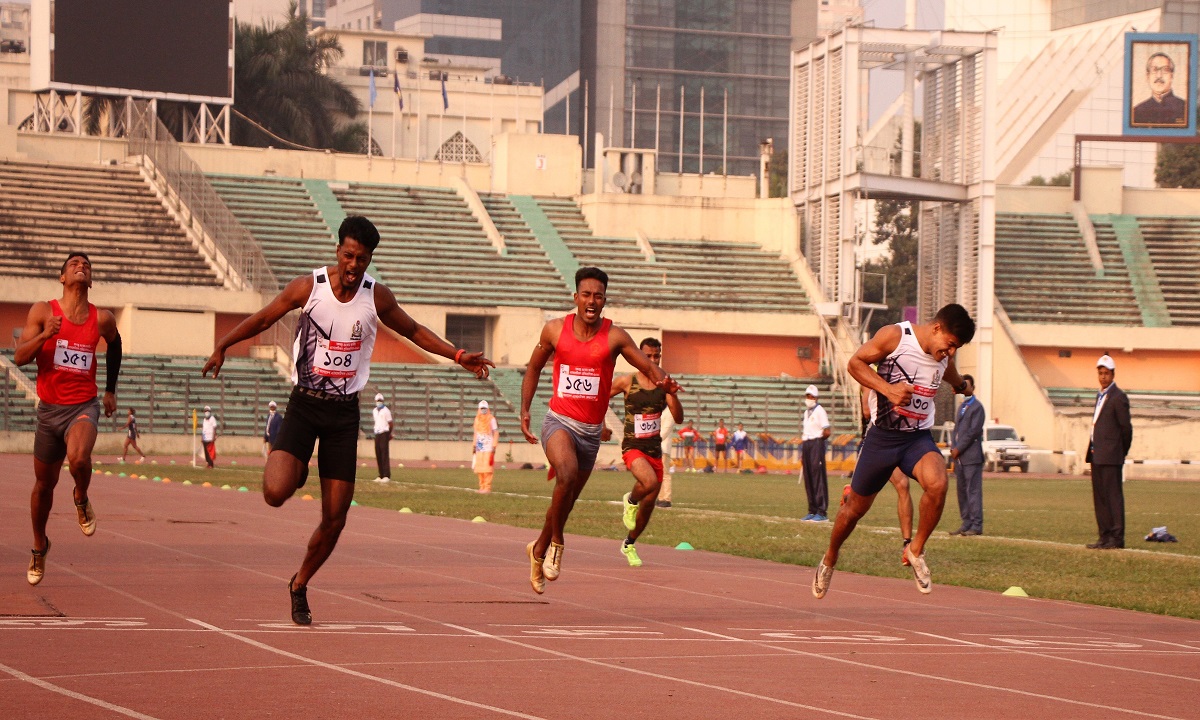জাতীয় অ্যাথলেটিকসে রেকর্ড গড়েছে নৌবাহিনী