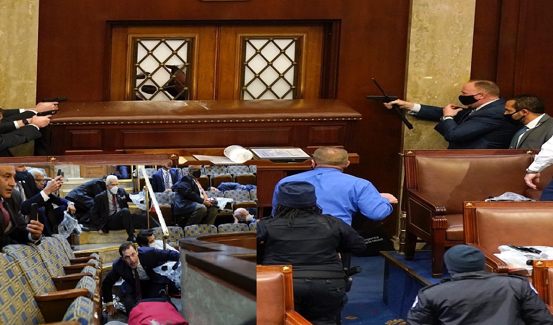 মার্কিন পার্লামেন্টে ট্রাম্প সমর্থকদের নজিরবিহীন তাণ্ডব; নারীসহ চারজনের মৃত্যু