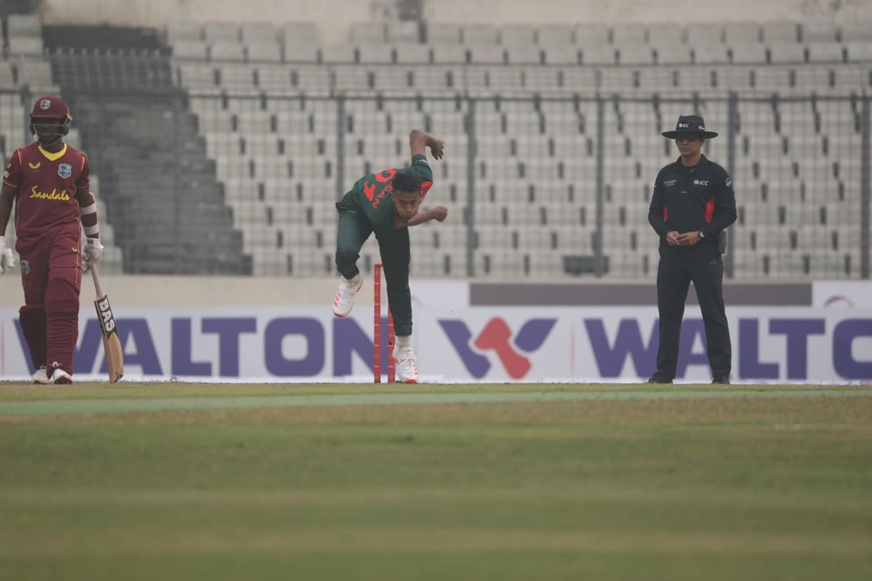 অভিষেকেই বাজিমাত করলেন হাসান মাহমুদ