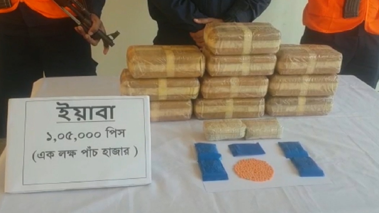 নাফ নদীতে কোস্টগার্ডের অভিযান: ১ লাখ ৫ হাজার পিস ইয়াবা জব্দ