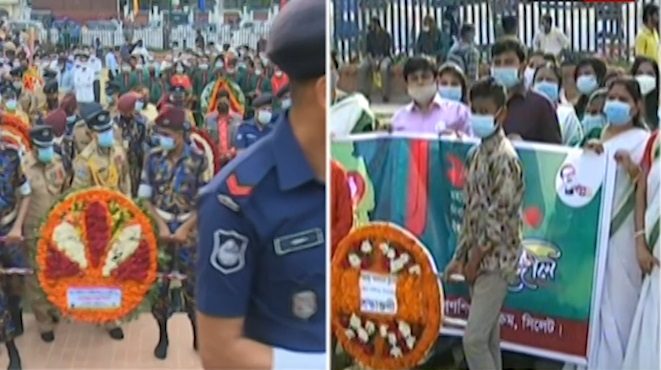 জাতীয় স্মৃতিসৌধে মহান স্বাধীনতা দিবসে শ্রদ্ধা জানিয়েছেন সকল শ্রেণি পেশার মানুষ