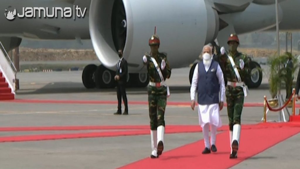 ঢাকায় পৌঁছেছেন নরেন্দ্র মোদি