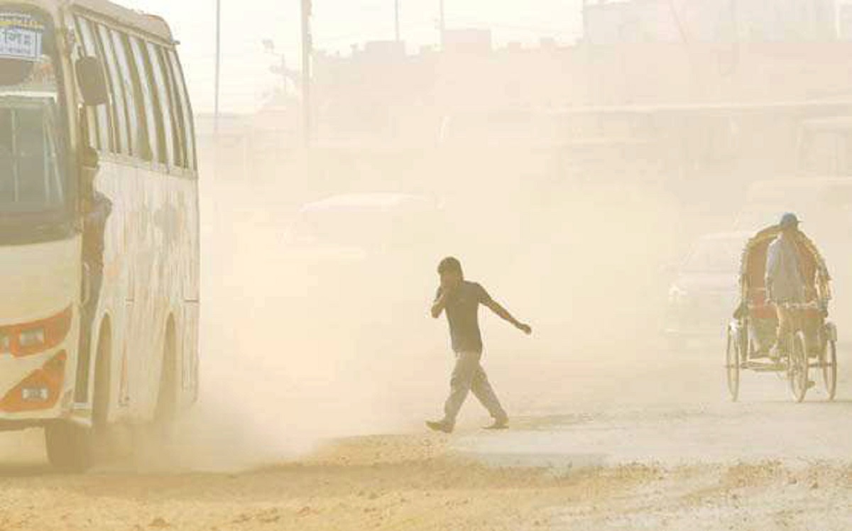 বিশ্বে দূষণের দিক দিয়ে দ্বিতীয় অবস্থানে ঢাকা