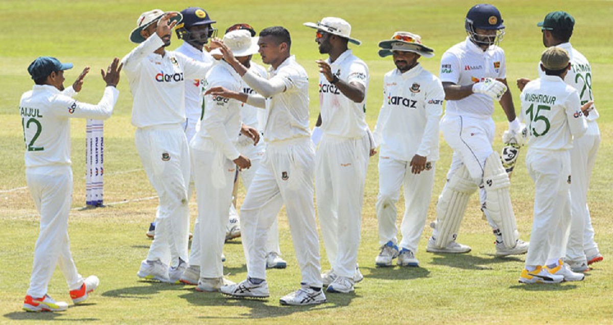 টেস্ট জয়ের লক্ষ্যে কঠোর অনুশীলন করছে টাইগাররা