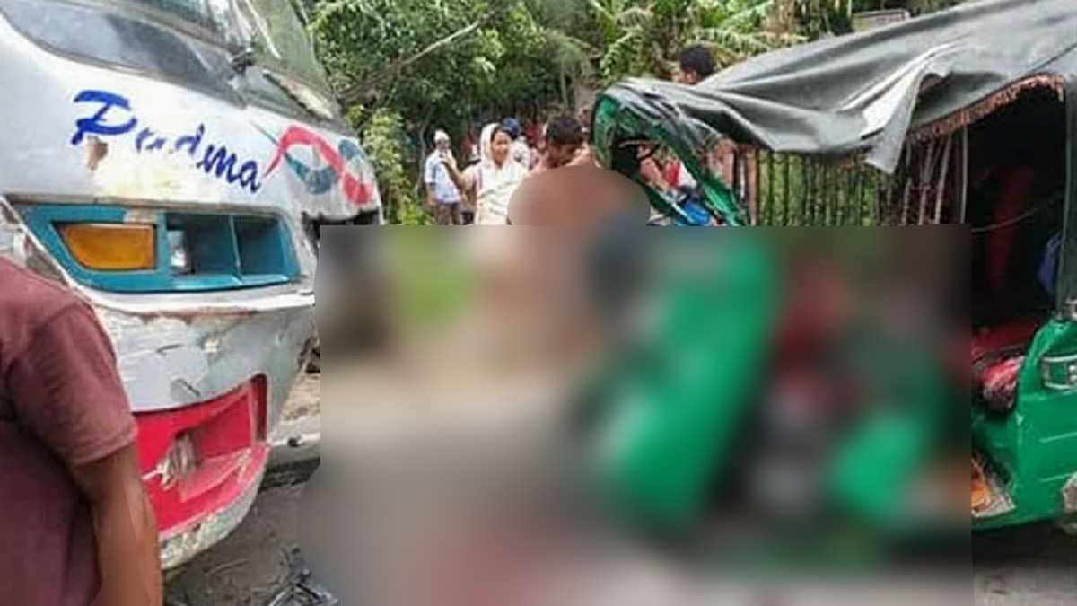 রাজধানীর নিউমার্কেটে বাসের ধাক্কায় সিএনজিচালক নিহত