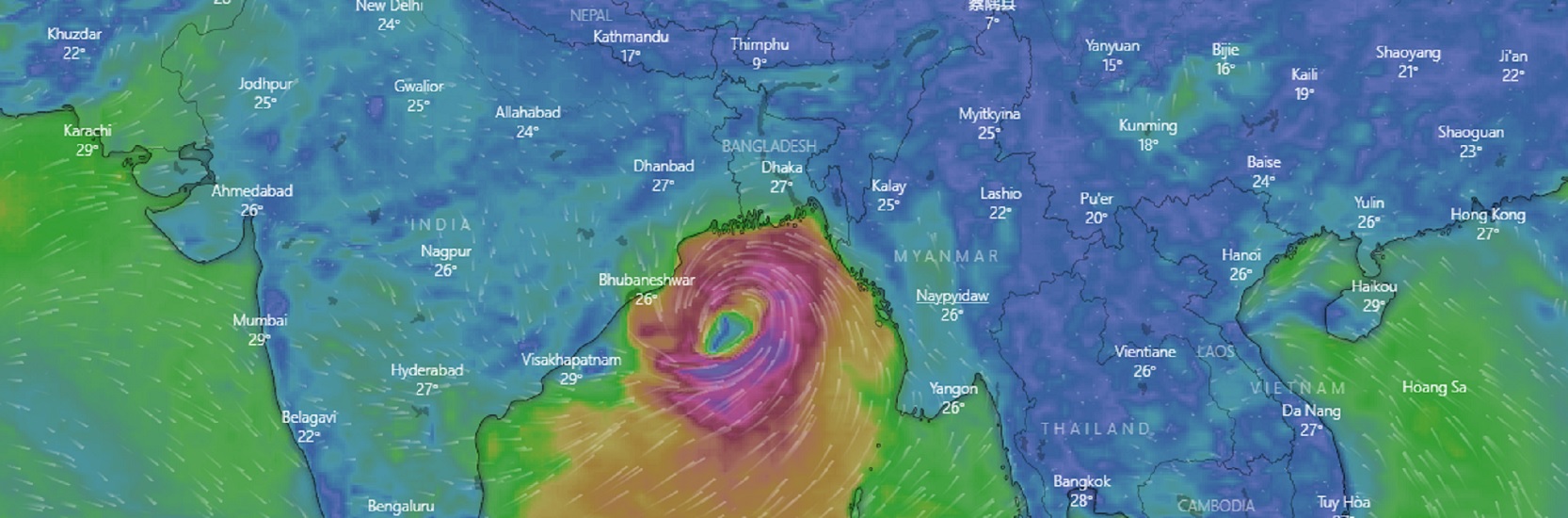 পশ্চিমবঙ্গের সমুদ্র উপকূলে ঘূর্ণিঝড়ে রূপ নিতে যাচ্ছে ঘূর্ণিঝড় ইয়াস