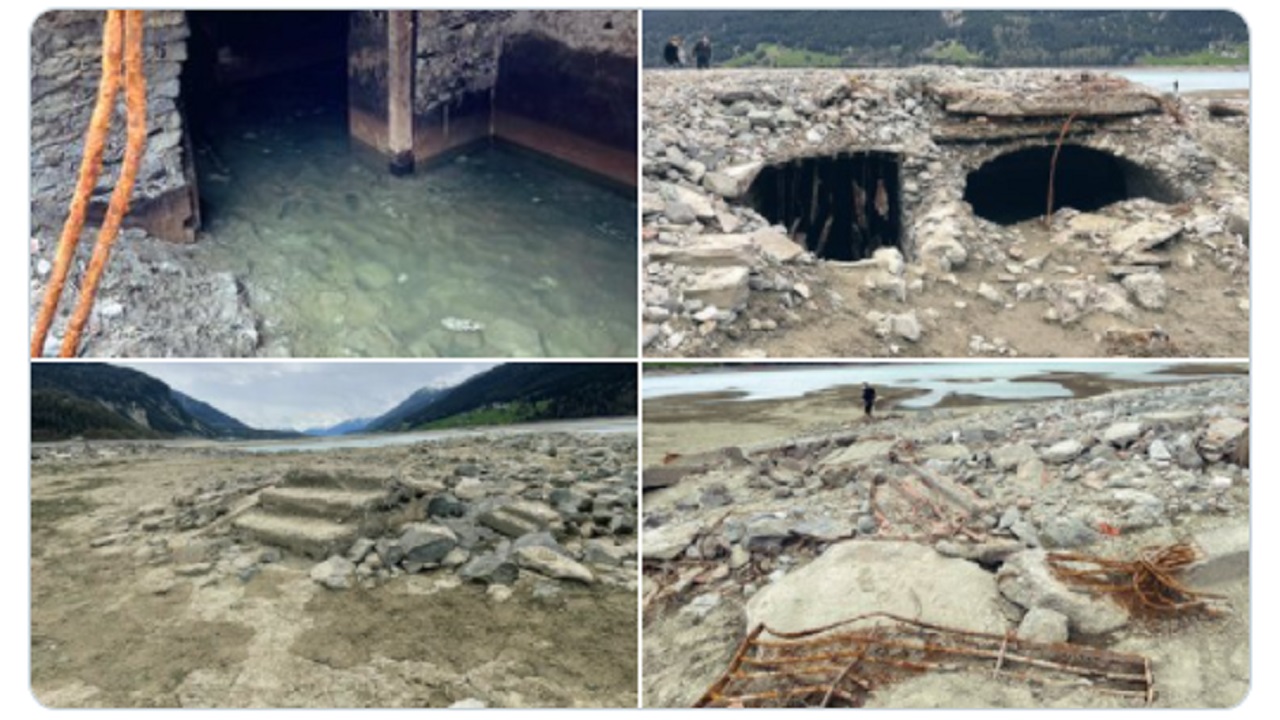 ইতালিতে ৭১ বছর পর জেগে উঠল পানিতে বিলীন গ্রাম! ইতালিতে ৭১ বছর পর জেগে উঠল পানিতে বিলীন গ্রাম!