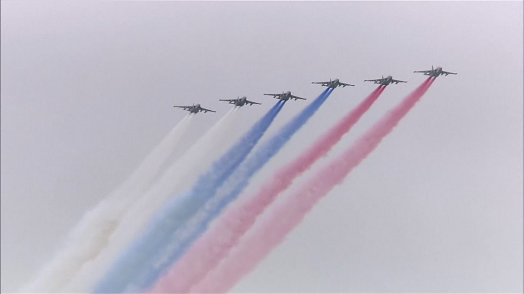 মহামারির মধ্যেও ৭৬তম বিজয় দিবস উদযাপন রাশিয়ার