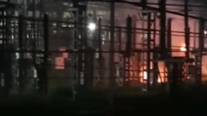 আশুগঞ্জ তাপ বিদ্যুৎ কেন্দ্রে বিস্ফোরণ হয়ে অগ্নিকাণ্ড