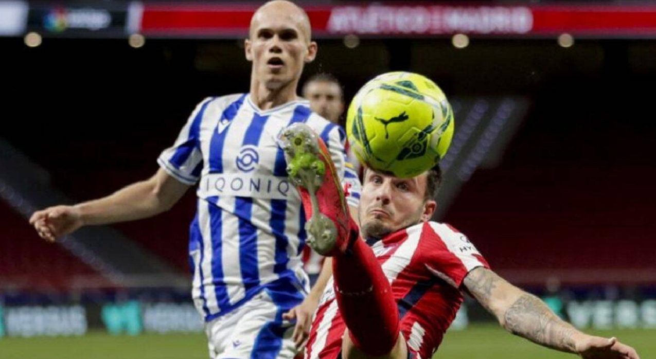 রিয়াল সোসিয়াদাদকে ২-১ গোলে হারালো অ্যাটলেটিকো মাদ্রিদ