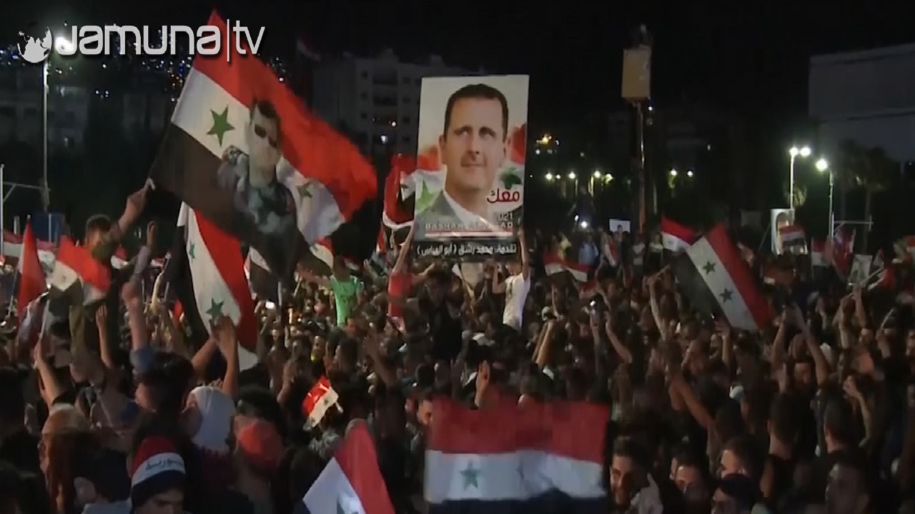 টানা চতুর্থ মেয়াদে সিরিয়ার প্রেসিডেন্ট বাশার আল আসাদ টানা চতুর্থ মেয়াদে সিরিয়ার প্রেসিডেন্ট বাশার আল আসাদ