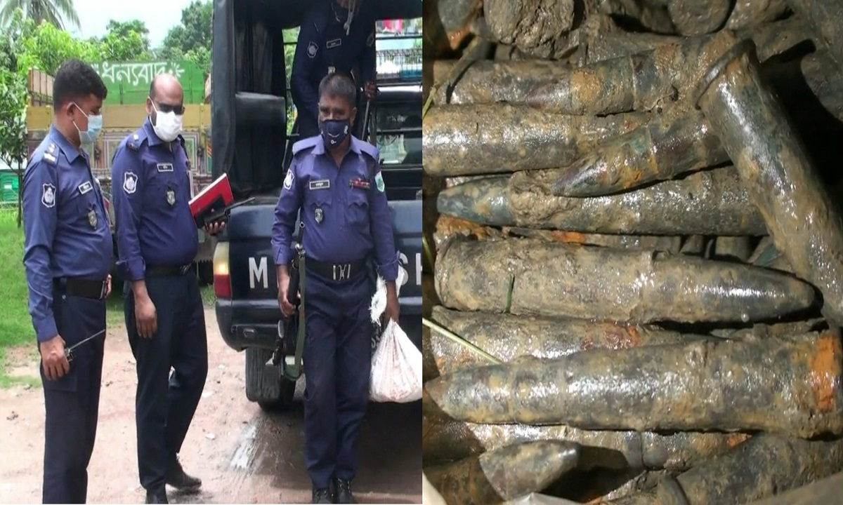 নাটোরে মুক্তিযুদ্ধকালীন পরিত্যক্ত রাইফেলের গুলি উদ্ধার