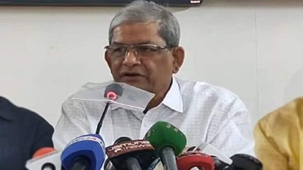 জবাবদিহিতা নেই বলেই বস্তিগুলোতে বারবার অগ্নিকাণ্ডের ঘটনা ঘটছে: ফখরুল