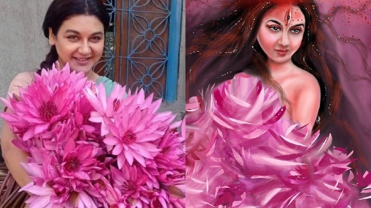 রংতুলিতে জয়া আহসান রংতুলিতে জয়া আহসান