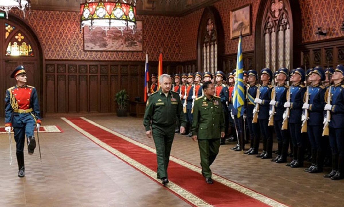 মিয়ানমারের সাথে সামরিক সম্পর্ক জোরদারের ঘোষণা রাশিয়ার