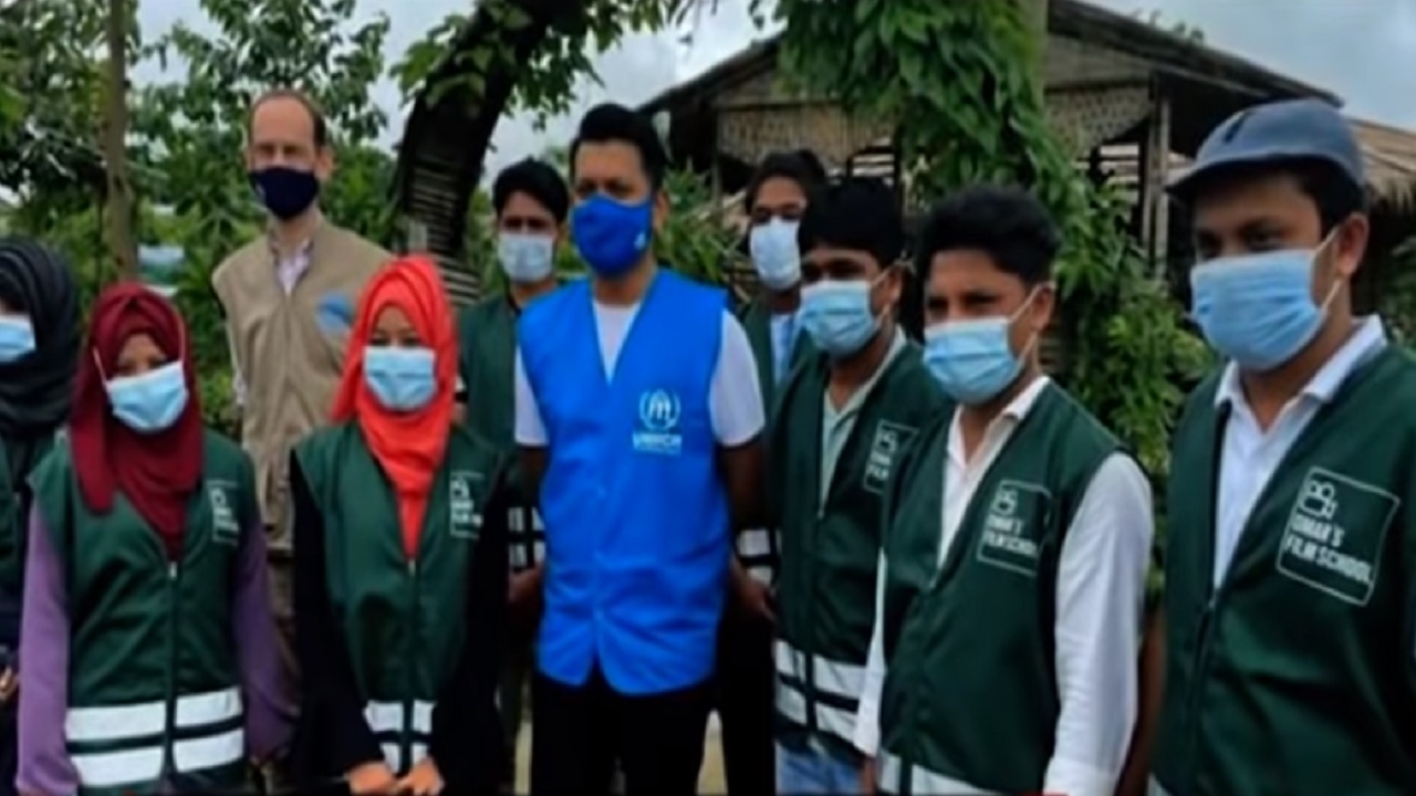 বিশ্ব শরণার্থী দিবসে রোহিঙ্গাদের কাছে গিয়েছিলেন তাহসান বিশ্ব শরণার্থী দিবসে রোহিঙ্গাদের কাছে ছুটে গেলেন তাহসান