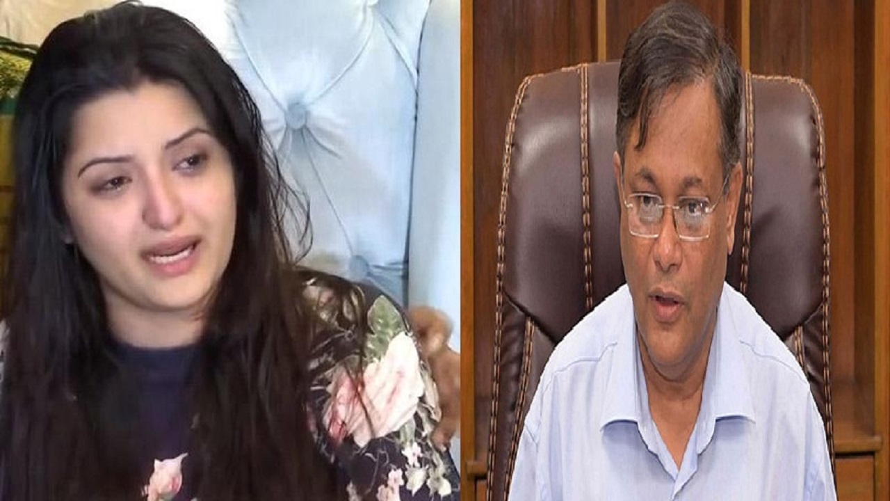 চিত্রনায়িকা পরীমণির ইস্যু একটি বাজে বিষয়: তথ্যমন্ত্রী