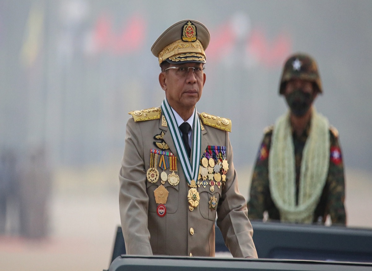 অভ্যন্তরীন ইস্যুতে নাক গলানোর অভিযোগ মিয়ানমারের জান্তা প্রধানের