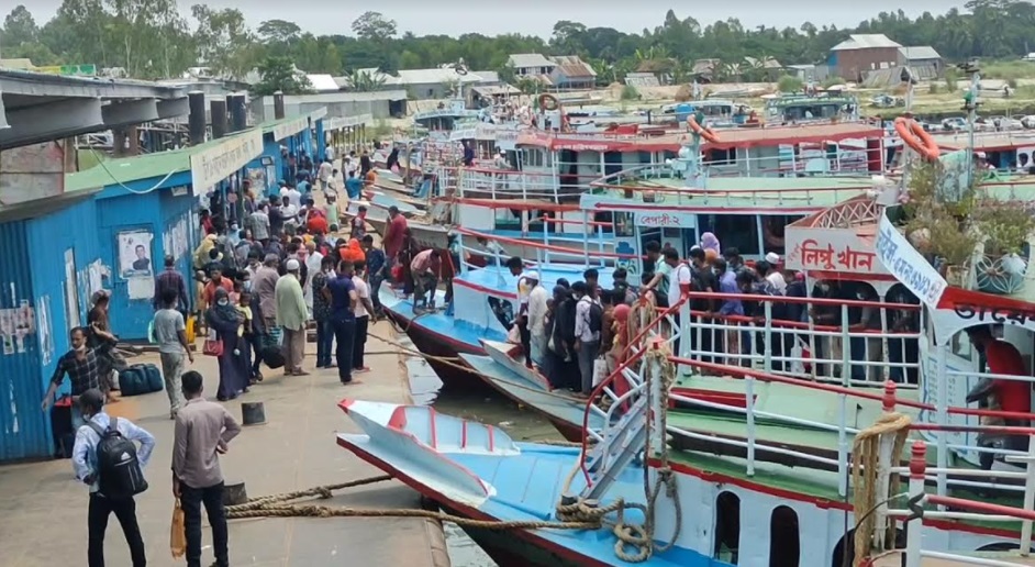 লকডাউনে শিমুলিয়া-বাংলাবাজার নৌরুটে লঞ্চ-স্পীডবোট বন্ধ, সচল থাকবে ফেরি