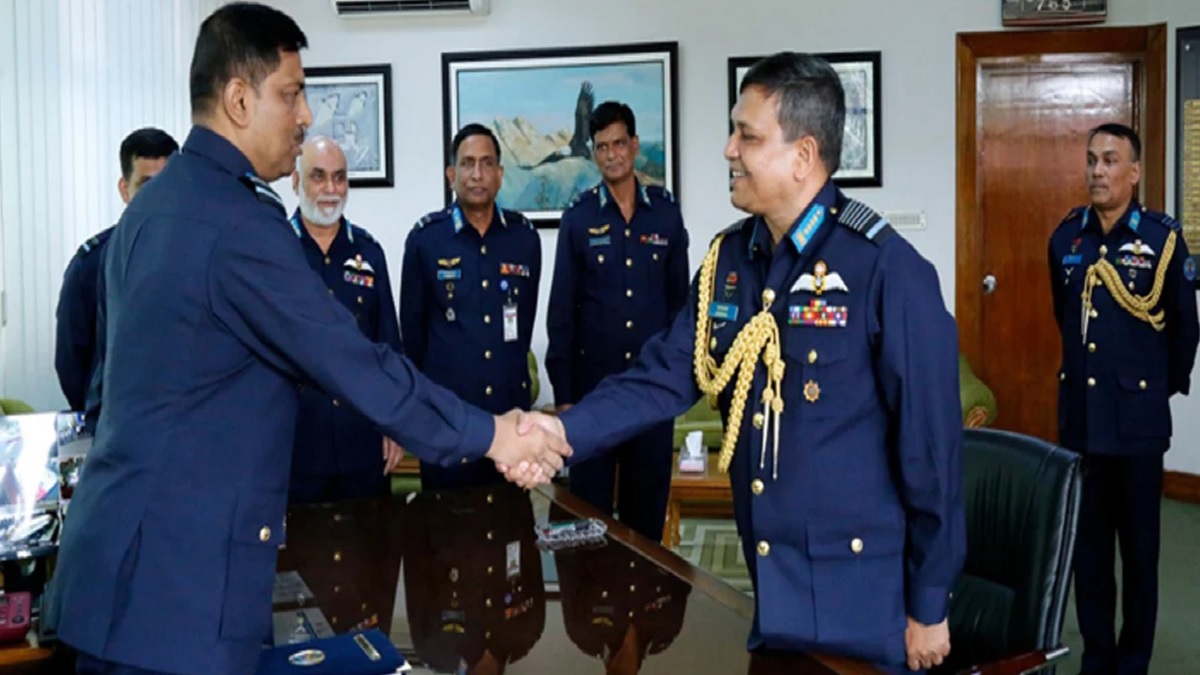 দায়িত্ব গ্রহণ করলেন নবনিযুক্ত বিমান বাহিনী প্রধান