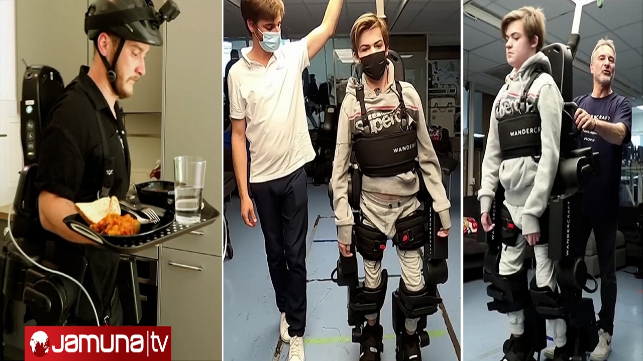 প্যারালাইজড ছেলের চলাচলের জন্য অভিনব রোবট তৈরি বাবার!