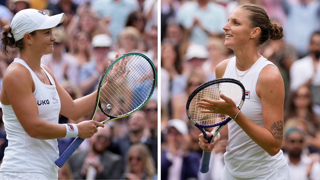 উইম্বলডনের ফাইনালে প্লিসকোভার প্রতিপক্ষ অ্যাশলি বার্টি