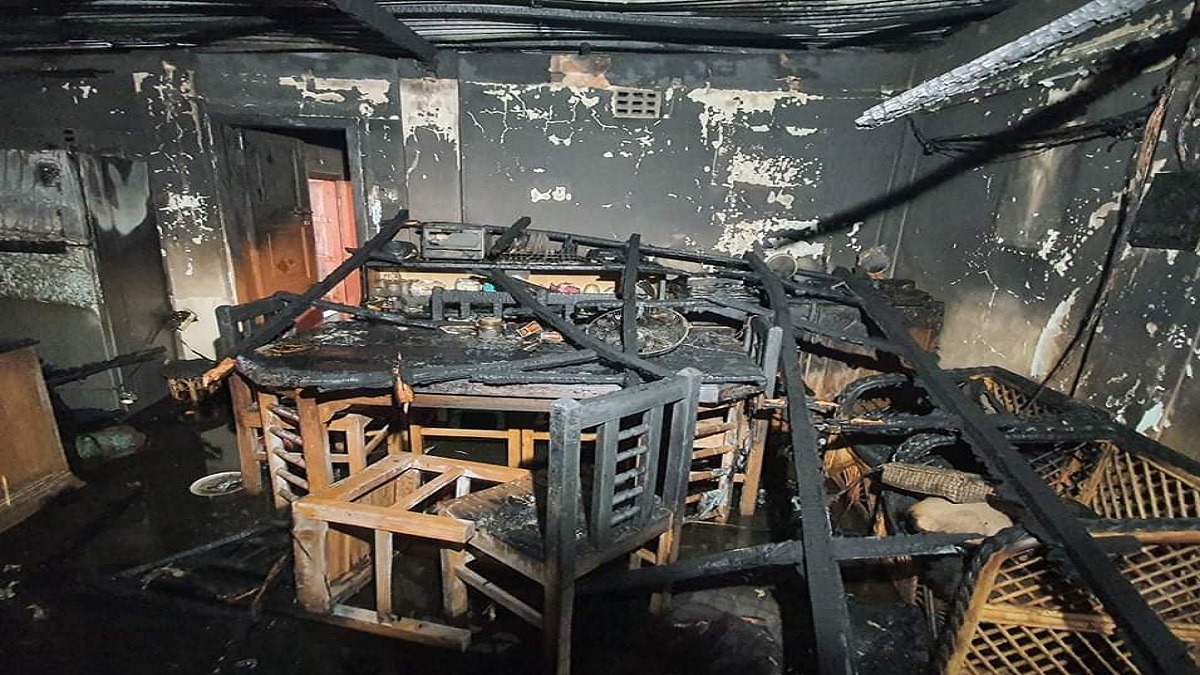 ব্রাহ্মণবাড়িয়া জেলা আ.লীগের সাধারণ সম্পাদকের বাড়িতে আগুন