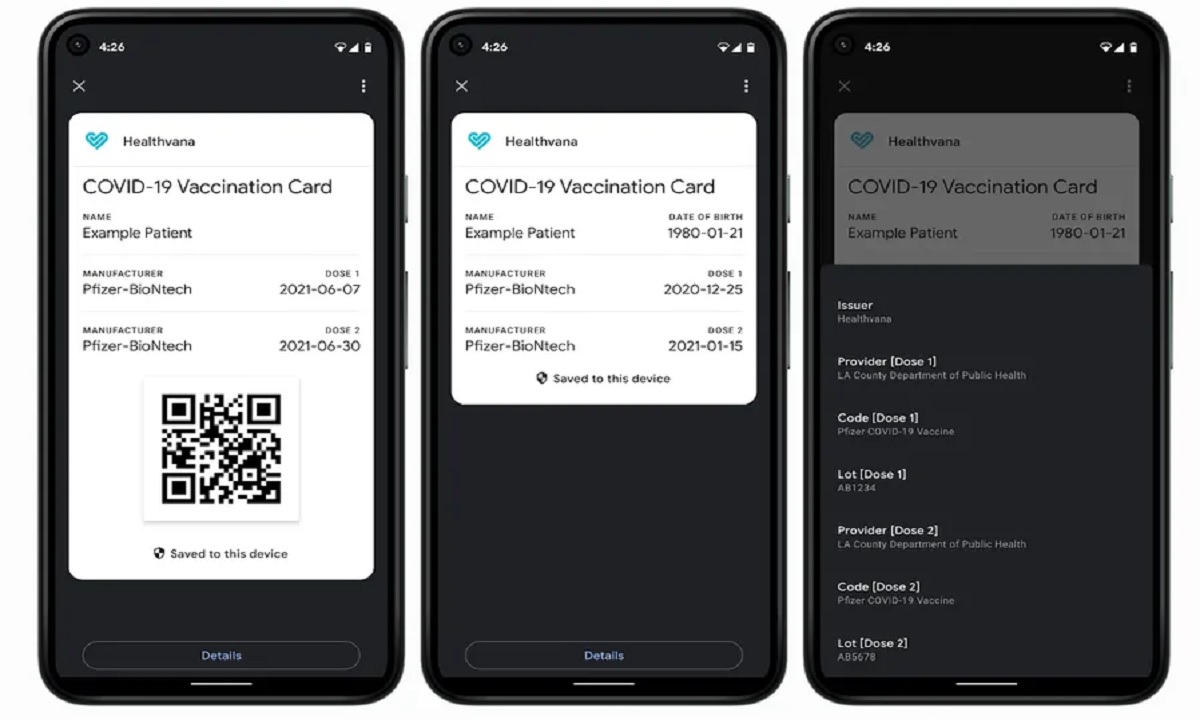 অ্যান্ড্রয়েডে করোনার ভ্যাকসিন কার্ড রাখার সুবিধা নিয়ে আসছে গুগল